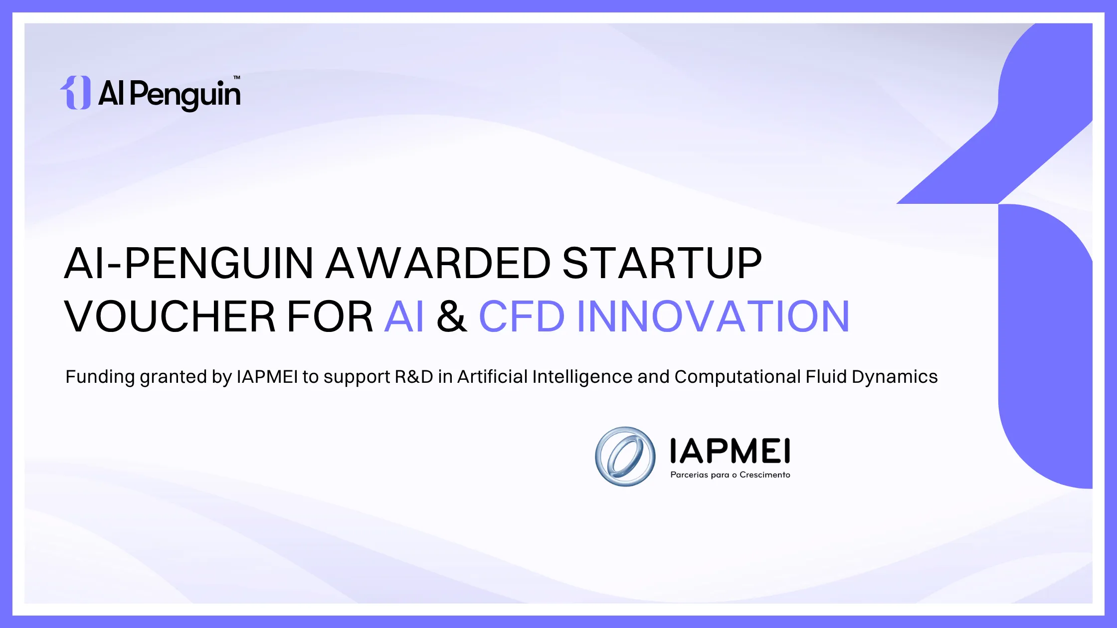 AI-Penguin Receives Startup Voucher Funding for AI and CFD Project